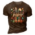 Im The Papa Bunny Easter Day Family Matching Outfits 3D Print Casual Tshirt Brown