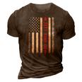 Jeet Kune Do American Flag 4Th Of July 3D Print Casual Tshirt Brown