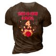 Kids 4 Years Old This Is How I Roll 4Th Bowling Girls Birthday 3D Print Casual Tshirt Brown