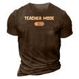 Last Day Of School Design For Teachers 3D Print Casual Tshirt Brown