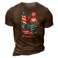 Love Para Life Gnome Usa Flag 4Th Of July Patriotic 3D Print Casual Tshirt Brown