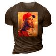 Maga Jesus Is King Ultra Maga Donald Trump 3D Print Casual Tshirt Brown