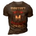 Martinez Blood Run Through My Veins Name 3D Print Casual Tshirt Brown