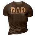 Mens Dad For Men The Man The Myth The Legend Golfer Gift 3D Print Casual Tshirt Brown