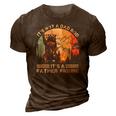 Mens Funny Bear Camping - Its Not A Dad Bod Its A Father Figure 3D Print Casual Tshirt Brown