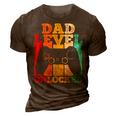 Mens Pregnancy Announcement Dad Level Unlocked Soon To Be Father V2 3D Print Casual Tshirt Brown