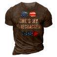 Mens Shes My Firecracker His And Hers 4Th July Matching Couples 3D Print Casual Tshirt Brown
