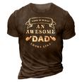 Mens This Is What An Awesome Dad Looks Like 3D Print Casual Tshirt Brown