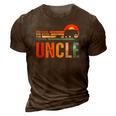 Mens Uncle Man Myth Legend Vintage Men Retro Classic Uncle 3D Print Casual Tshirt Brown