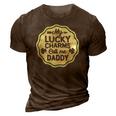 My Lucky Charms Call Me Daddy St Patricks Day 3D Print Casual Tshirt Brown