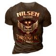 Nilsen Blood Runs Through My Veins Name 3D Print Casual Tshirt Brown