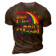 No One Should Live In A Closet Lgbt-Q Gay Pride Proud Ally 3D Print Casual Tshirt Brown