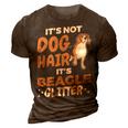 Not Dog Hair Beagle Glitter Pet Owner Dog Lover Beagle 61 Beagle Dog 3D Print Casual Tshirt Brown