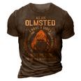 Olmsted Name Shirt Olmsted Family Name V2 3D Print Casual Tshirt Brown