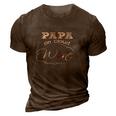Papa On Cloud Wine New Dad 2018 And Baby 3D Print Casual Tshirt Brown