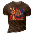Peace Out Fifth Grade Tie Dye Funny Graduation 5Th Grade 3D Print Casual Tshirt Brown