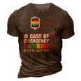 Pride Month Rainbow Is My Blood Type Lgbt Flag 3D Print Casual Tshirt Brown