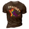 Purride Gay Pride Cat Pride Cat Cat Lgbtq 3D Print Casual Tshirt Brown Purride Gay Pride Cat Pride Cat Cat Lgbtq 3D Print Casual Tshirt Brown