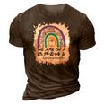 Rainbow We Are On A Break Lunch Lady Off Duty Summer 3D Print Casual Tshirt Brown