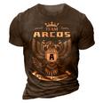 Team Arcos Lifetime Member V7 3D Print Casual Tshirt Brown