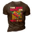 The Best Dads Are 90S Kids 90S Dad Cassette Tape 3D Print Casual Tshirt Brown