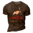 The Stork Club® Copyright 2020 Fito 3D Print Casual Tshirt Brown