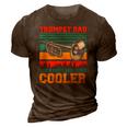 Trumpet Dad Definition Happy Fathers Day Trumpet Player 3D Print Casual Tshirt Brown