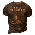 Veteran Veterans Day Us Army Veteran Oath 731 Navy Soldier Army Military 3D Print Casual Tshirt Brown