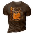 Vintage Its Not A Dad Bod Its Father Dad Figure Drinking 3D Print Casual Tshirt Brown