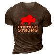 Vintage Pray For Buffalo - Buffalo Strong 3D Print Casual Tshirt Brown