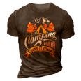 Womens Camping Hair Dont Care Shirt Funny Camp Outdoor T Shirt 3D Print Casual Tshirt Brown