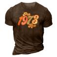 Womens Pro 1973 Roe Mind Your Own Uterus Retro Groovy Womens 3D Print Casual Tshirt Brown