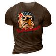 You Free Tonight Bald Eagle American Flag Happy 4Th Of July V2 3D Print Casual Tshirt Brown