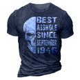 1946 September Birthday V2 3D Print Casual Tshirt Navy Blue