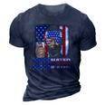 4Th Of July Vaccinated Intoxicated Usa Abe Lincoln 3D Print Casual Tshirt Navy Blue