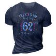 62Nd Birthday S For Women Blessed By God For 62 Years 3D Print Casual Tshirt Navy Blue