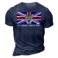 70Th Anniversary Platinum Jubilee Cute Corgi 3D Print Casual Tshirt Navy Blue
