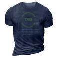 728B With Quote From Ephesians 3D Print Casual Tshirt Navy Blue