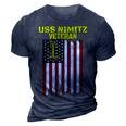 Aircraft Carrier Uss Nimitz Cvn-68 Veterans Day Father Day T-Shirt 3D Print Casual Tshirt Navy Blue