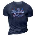 All American Mimi 4Th Of July Family Matching Patriotic 3D Print Casual Tshirt Navy Blue