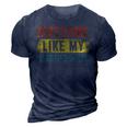 Awesome Like My Daughter-In-Law 3D Print Casual Tshirt Navy Blue
