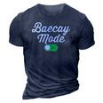 Baecay Mode On Vacation Baecation Matching Couples 3D Print Casual Tshirt Navy Blue