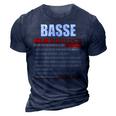 Basse Fact Fact T Shirt Basse Shirt For Basse Fact 3D Print Casual Tshirt Navy Blue