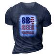 Bbq Beer Freedom America Usa Party 4Th Of July Summer 3D Print Casual Tshirt Navy Blue