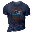 Being A Dad Is An Honor Being A Grandpop Is Priceless 3D Print Casual Tshirt Navy Blue
