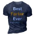 Best Farter Ever Oops I Meant Father Fathers Day 3D Print Casual Tshirt Navy Blue