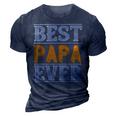 Best Papa Ever 2 Papa T-Shirt Fathers Day Gift 3D Print Casual Tshirt Navy Blue