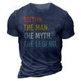 Breslin Name Shirt Breslin Family Name 3D Print Casual Tshirt Navy Blue