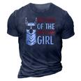 Brother Of The Birthday Girl Matching Birthday Outfit Llama 3D Print Casual Tshirt Navy Blue