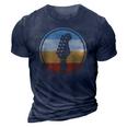 Colorful Guitar Fretted Musical Instrument 3D Print Casual Tshirt Navy Blue